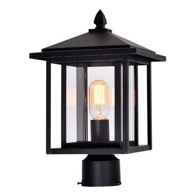 CWI Lighting Crawford 1 Light Black Outdoor Lantern Head