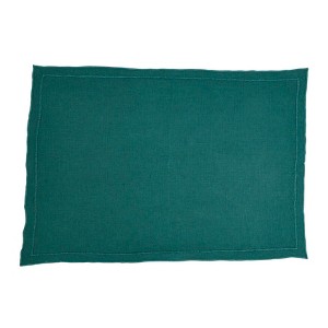 Saro Lifestyle Stonewashed Overlock Edge Placemat (Set of 4) - 1 of 4