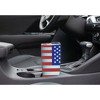 100 North 20 Ounce Stainless Steel On the Go Travel Tumbler With Push Top Lid, American Flag Teal - 3 of 4