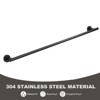 WOWOW 36 in. Stainless Steel Wall Mounted Single Towel Bar in Brushed Nickel - 4 of 4