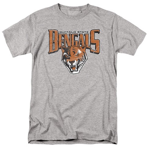 Buffalo State College Official Distressed Primary Logo Unisex Adult T Shirt,Gray, 4X-Large - image 1 of 4