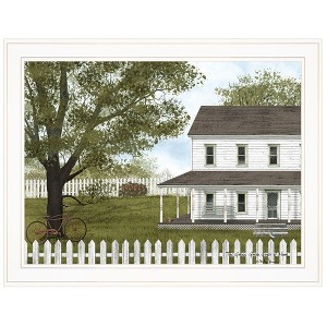 Green, Green Grass of Home by Billy Jacobs, Ready to Hang Framed Print, White Frame - 1 of 3