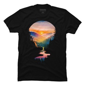 Men's Design By Humans Summer Sunrise By BobyBerto T-Shirt - 1 of 4