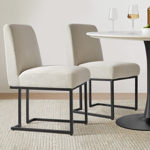 Black metal dining chairs with upholstered seats new arrivals