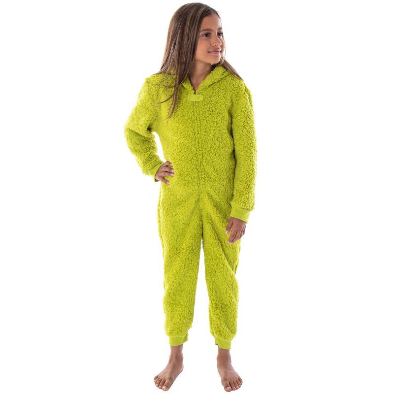 Dr. Seuss The Grinch Matching Family Costume Pajama Union Suit, 2 of 7