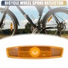 Unique Bargains Bicycle Warning Reflector for Bike Bicycle ABS 4pcs - 4 of 4