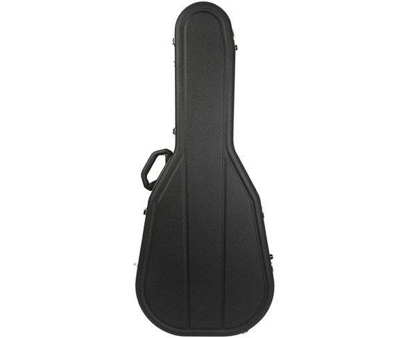 Hiscox Cases Acoustic Guitar Case/Dreadnght Black Shell/Silver Int-Pro II