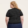 Women's Mini Polka Dot Short Sleeve Crewneck Pullover Sweater - kate spade new york x Target Black/White - 2 of 4