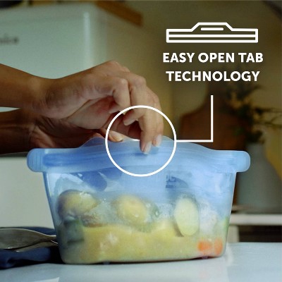 Blue Medium Silicone Freezer-to-Oven Bowl, 32 oz