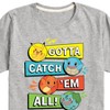 Boys' - Pokémon - Pikachu Squirtle Charmander Bulbasaur Gotta Catch 'Em All Short Sleeve Graphic T-Shirt - 2 of 4