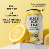 JUST ICE TEA Lemon Black Tea - 4pk/12 fl oz Cans - 3 of 4