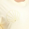 Women's Short Sleeve Seashell Beaded T-Shirt - Future Collective Cream - 4 of 4