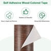 Unique Bargains Self Adhesive Realistic Wood Grain Durable Multi Use Masking Tape 1 Pc - 4 of 4