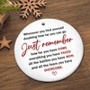 Christmas Inspirational Gifts for Women Men - Ceramic Christmas Ornaments 2025 for Xmas Decorations - 4 of 4