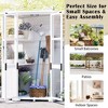 Mini Greenhouse Storage Shed: 63" Height, Wood, Waterproof and Secure - 2 of 4