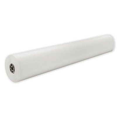 School Smart Butcher Kraft Paper Roll, 40 lbs, 24 Inches x 1000 Feet, White