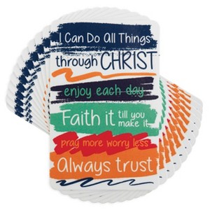 Dicksons Can Do All Things Through Christ 4 inch Paper Pocket Card Bookmark Pack of 12 - 1 of 4