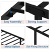 Lirago Full Metal Platform Bed Frame 14" Height 2000lbs Capacity Underbed Storage Space Black - 4 of 4