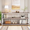 Tribesigns 70.89 inches 3-Tier Long Console Sofa Table - 2 of 4