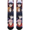 Jujutsu Kaisen Men's Anime Character Art Sublimated Crew Sock - 2 of 4