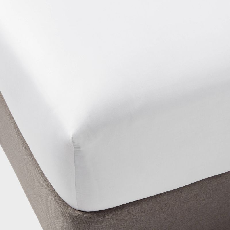 Cotton Blend Sateen Fitted Sheet - Room Essentials™, 1 of 6