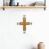 Pavilion Gift Company - Love and Faith - 9" Wall Hanging Cross - Decorative Objects - 2 of 3