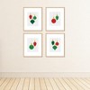 Big Dot of Happiness Ornaments - Unframed Holiday and Christmas Linen Paper Wall Art - Set of 4 - Artisms - 8 x 10 inches - image 3 of 4