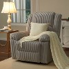 Recliner Chair, Manual Recliner Sofa with Handle, Adjustable Recliner, 400Lbs Capacity, Soft Corduroy Fabric Recliner Chair - 2 of 4