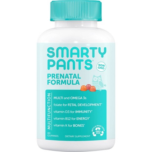 SmartyPants Prenatal Formula Multivitamin Gummies - 80ct : Target