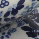 vintage blue daisy