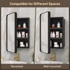Keonjinn Metal Framed Rectangular Framed Recessed/Surface Mount Medicine Cabinet with Mirror - 4 of 4