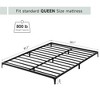 Universal Metal Bed Frame with Storage - Heavy Duty Platform for Twin/Full/Queen/King, No Box Spring - 2 of 4