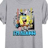 Women's - SpongeBob SquarePants - I'm Ready Oversized Graphic T-Shirt - 2 of 4