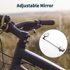 Bike Rearview Mirror 5x3.3cm Adjustable | Front Handlebar Bike Mirror Black for Bicycle Mountain Road Bike 1 Pcs - 3 of 4