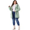 Agnes Orinda Women's Plus Size Fall Long Sleeve Hooded Warm Barn Jackets with Pockets - 3 of 4