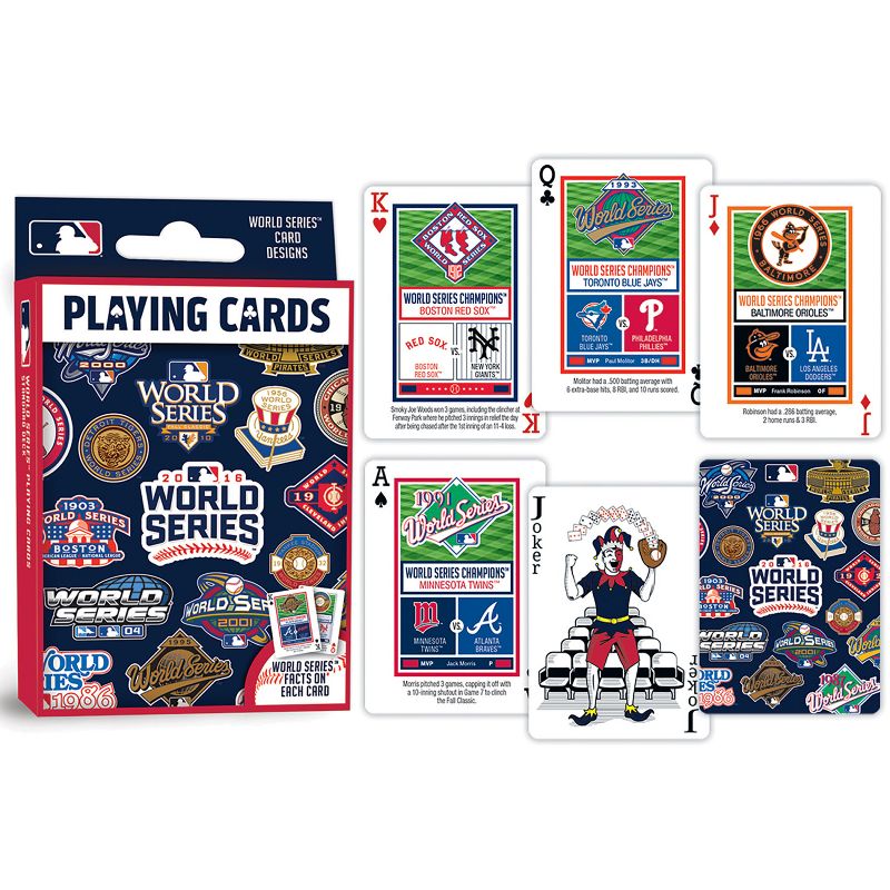 MasterPieces Officially Licensed MLB League-MLB Playing Cards - 54 Card Deck for Adults, 4 of 6