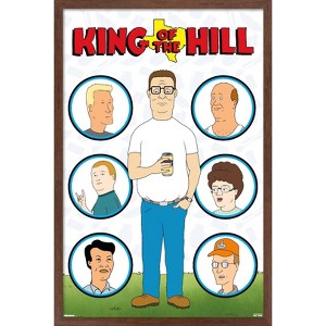 Trends International King of the Hill (1997) - Neighbors of Arlen Grid Framed Wall Poster Prints - 1 of 4
