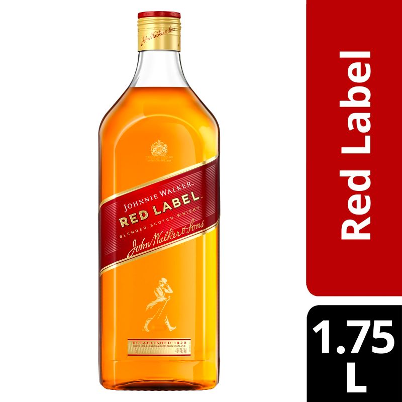 Johnnie Walker Red Label Scotch Whisky - 1.75L Bottle, 1 of 7