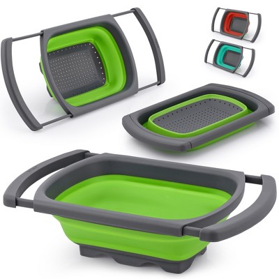 Zulay Collapsible Colander With Extendable Handles