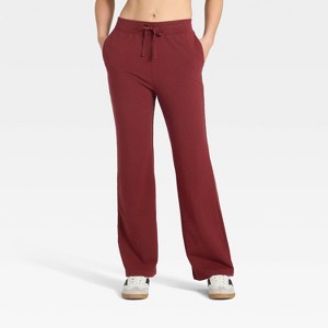 Women's Modal French Terry Flare Sweatpants - All In Motion™ - 1 of 4