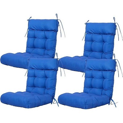 ARTPLAN Patio Chair Cushion,Tufted Adirondack Outdoor Chair Cushion,Wicker High Back Outdoor Seat Cushion,Set of 4,21"X21"X4" (4 Pack)