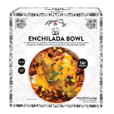 Tattooed Chef Frozen Enchilada Bowl - 9oz
