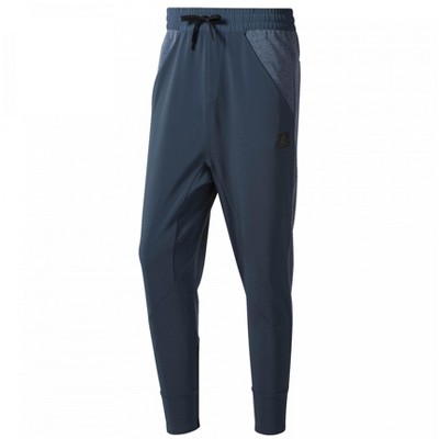 Reebok Mens Training Supply Knit Woven Athletic Jogger Pants