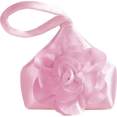 Clutch Purses for Women - Evening Bags Flower Satin Handbag Classy Wristlet Purse for Party Daily Wedding