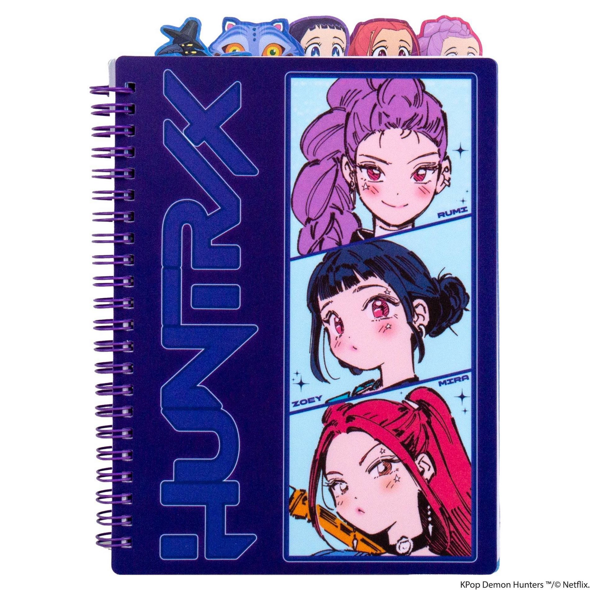 KPop Demon Hunters 6"x8" Poly Tab Journal Huntrix