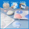 JDICTION Shell Shaped Silicone Molds, Large Seashell Baking Molds for Chocolate, Cake, Fondant, 3D Ocean Epoxy Resin Crafting Projects - 2 of 4