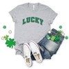 Simply Sage Market Women's Lucky Varsity Short Sleeve Graphic Tee - 3 of 4