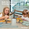 WeeSprout Stainless Steel Lunch Box Set - Matte Green - 4 of 4