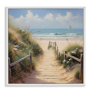 Stupell Industries Sandy Path to Beach, 24" x 24" - 1 of 4