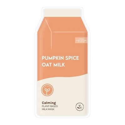 ESW Beauty Pumpkin Spice Oat Milk Calming Plant-Based Milk Sheet Mask